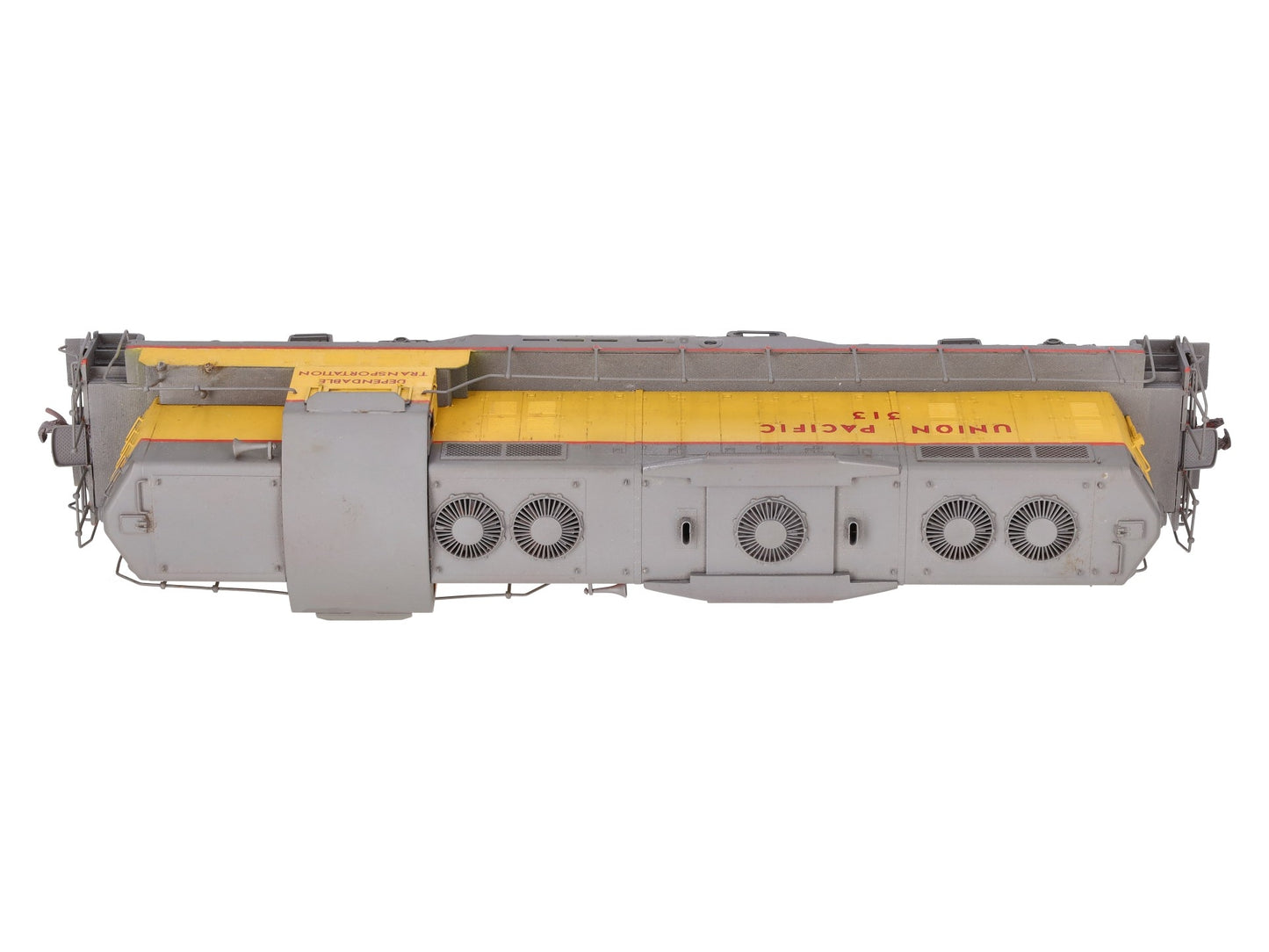 Oriental Limited O Brass UP EMD GP7 1500HP Diesel Locomotive #313 (2-Rail) - CP/Box