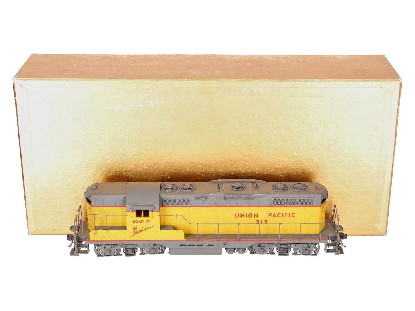 Oriental Limited O Brass UP EMD GP7 1500HP Diesel Locomotive #313 (2-Rail) - CP/Box
