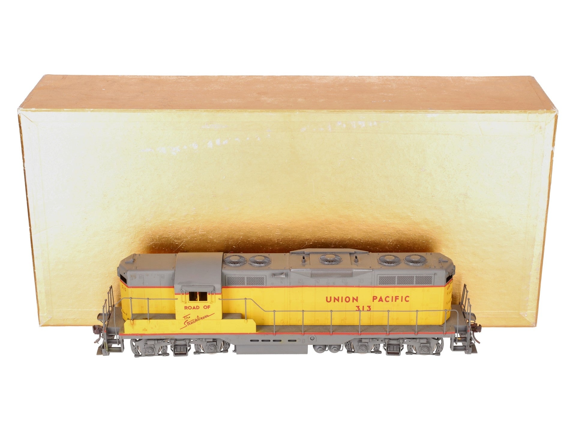 Oriental Limited O Brass UP EMD GP7 1500HP Diesel Locomotive #313 (2-Rail) - CP/Box