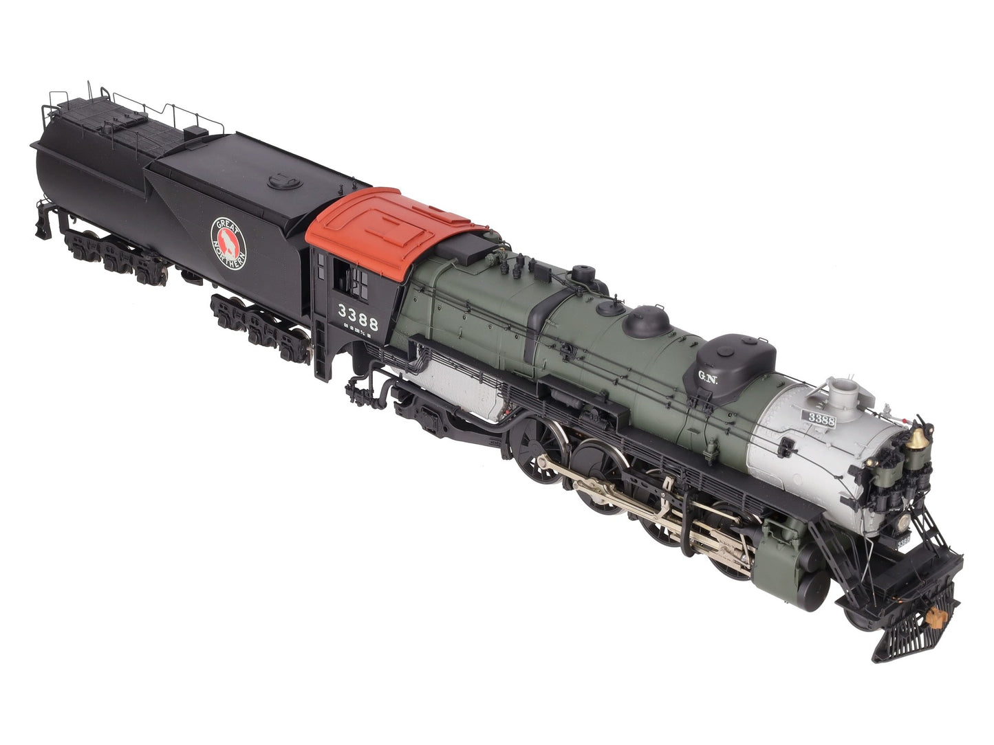 Oriental Limited O Scale Brass GN 2-8-2 Steam Locomotive & Tender #3388 (2-Rail)/Box