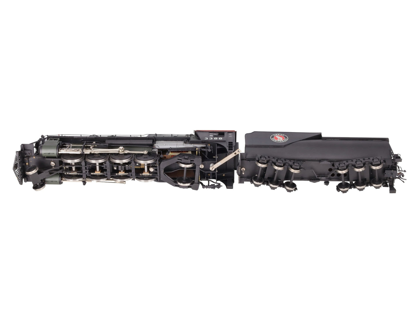 Oriental Limited O Scale Brass GN 2-8-2 Steam Locomotive & Tender #3388 (2-Rail)/Box