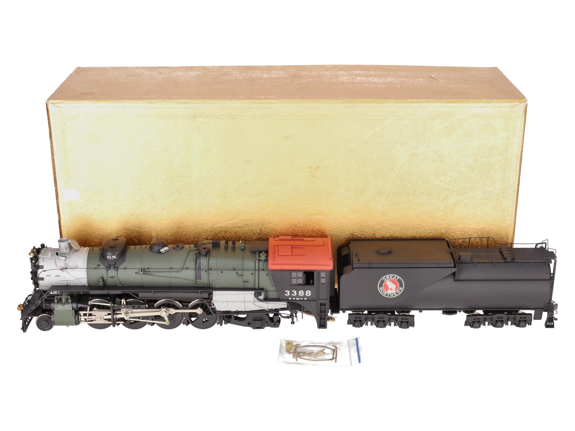 Oriental Limited O Scale Brass GN 2-8-2 Steam Locomotive & Tender #3388 (2-Rail)/Box