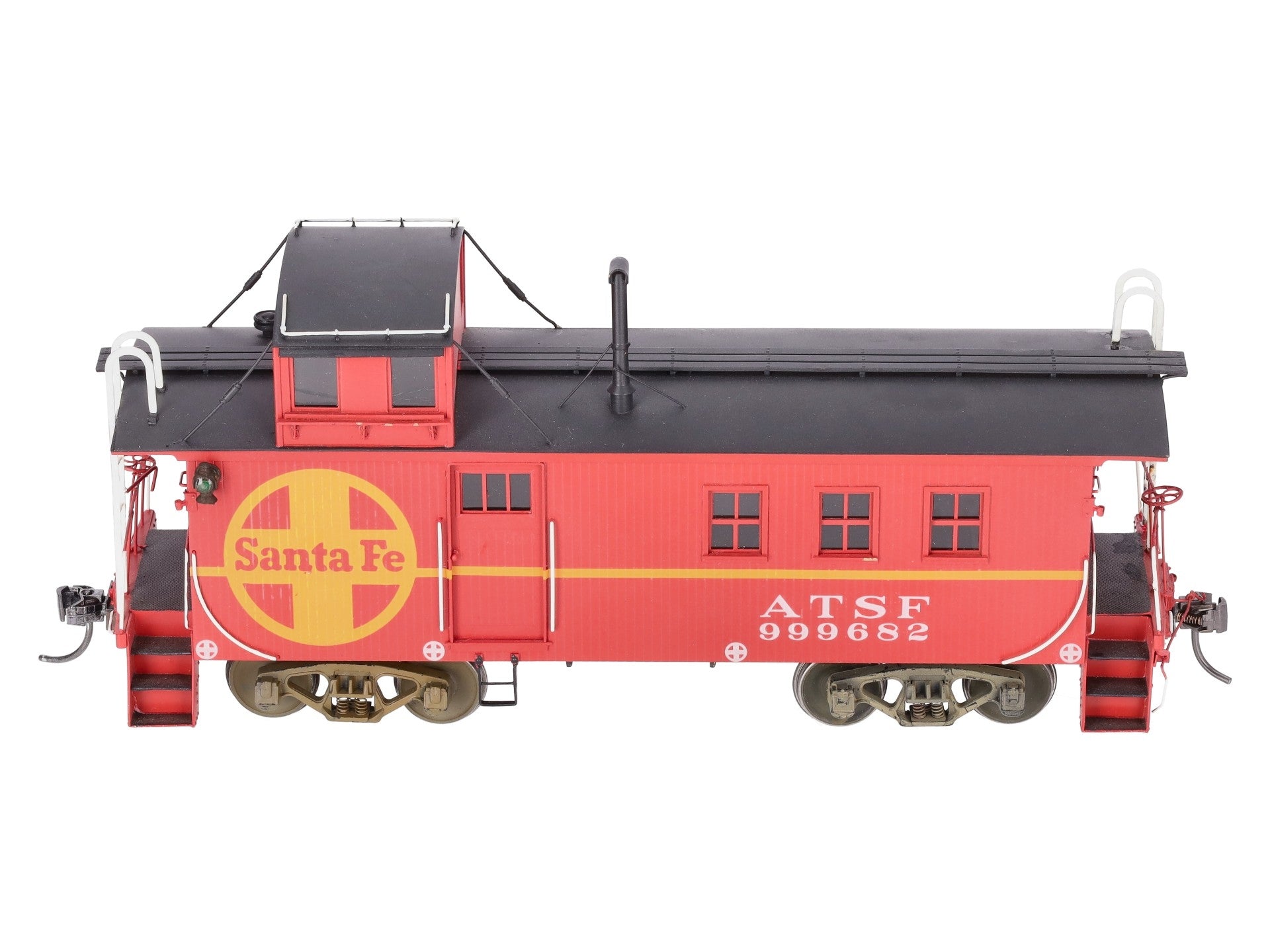 Oriental Limited O Scale Brass ATSF NE-1 Caboose #999682 (2-Rail) - Painted/Box