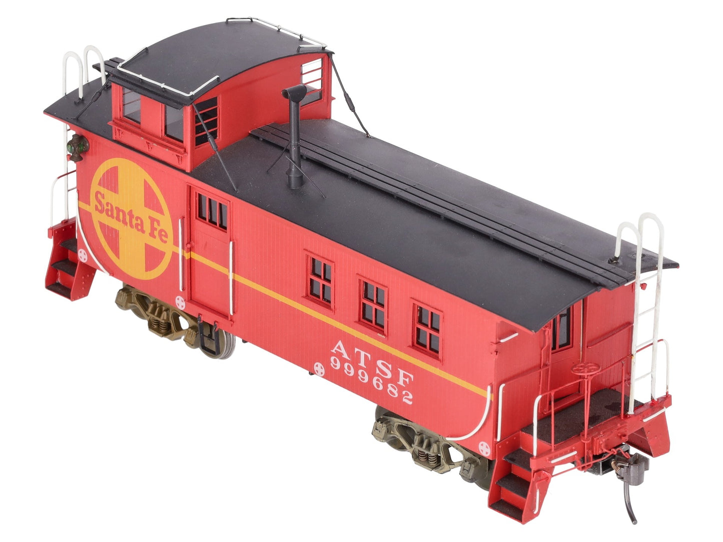 Oriental Limited O Scale Brass ATSF NE-1 Caboose #999682 (2-Rail) - Painted/Box