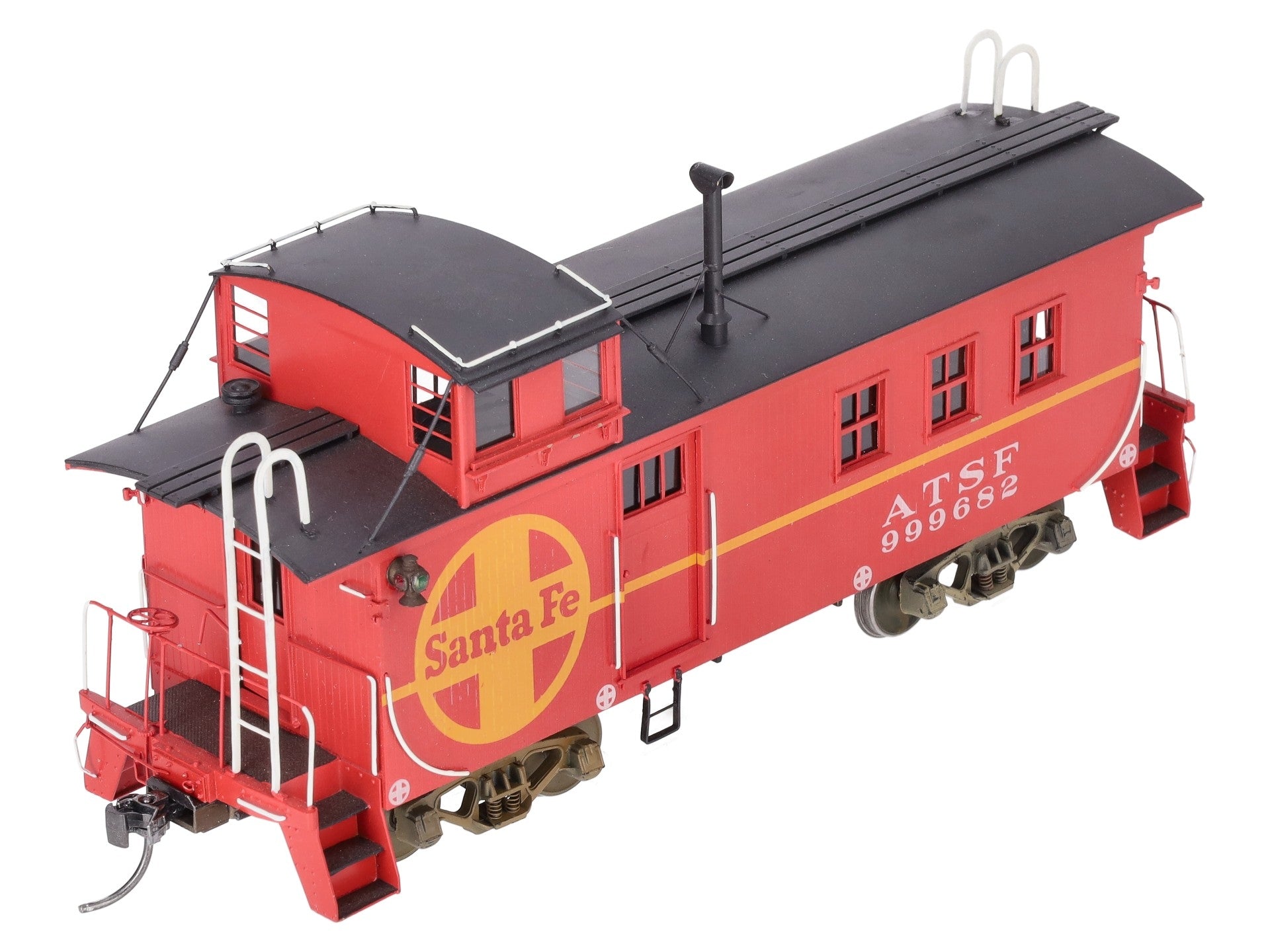 Oriental Limited O Scale Brass ATSF NE-1 Caboose #999682 (2-Rail) - Painted/Box