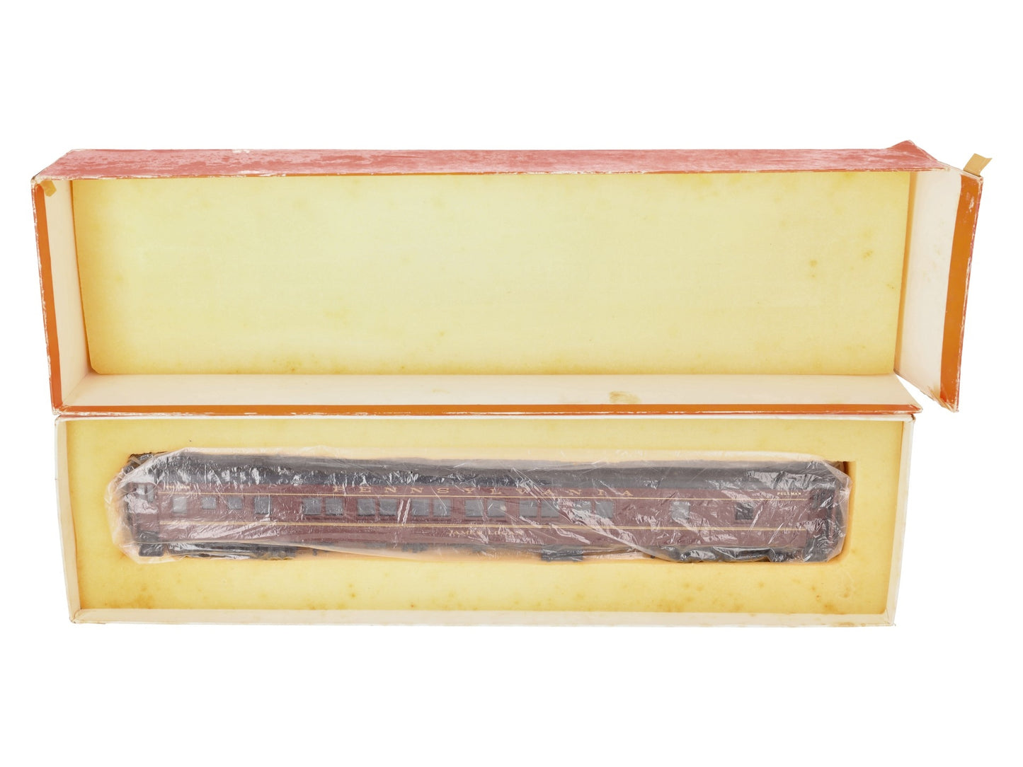 Precision Scale Co. 15397 O Brass PRR Heavyweight 12-Section Sleeper (2-Rail) CP/Box
