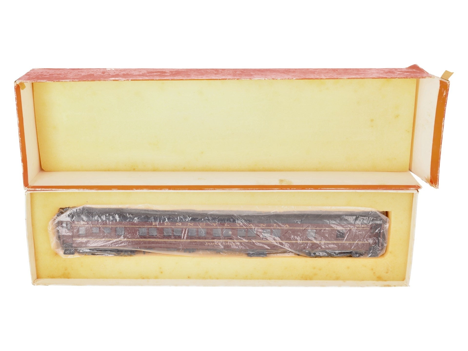 Precision Scale Co. 15397 O Brass PRR Heavyweight 12-Section Sleeper (2-Rail) CP/Box