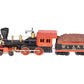 Lionel 1882 Vintage O 4-4-0 Halloween General Steam Locomotive & Tender VG
