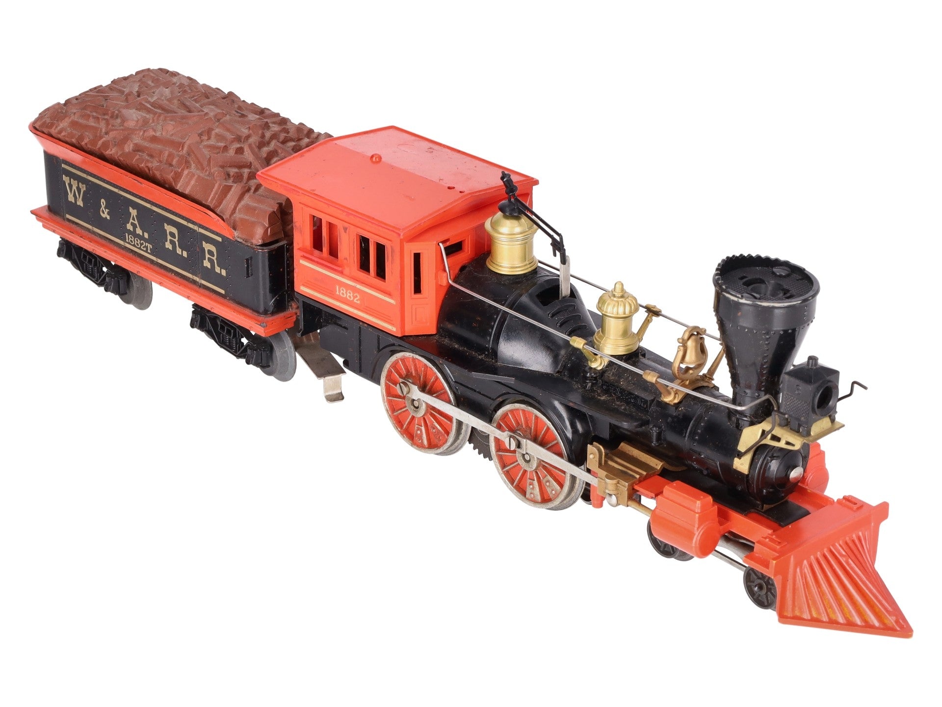 Lionel 1882 Vintage O 4-4-0 Halloween General Steam Locomotive & Tender VG