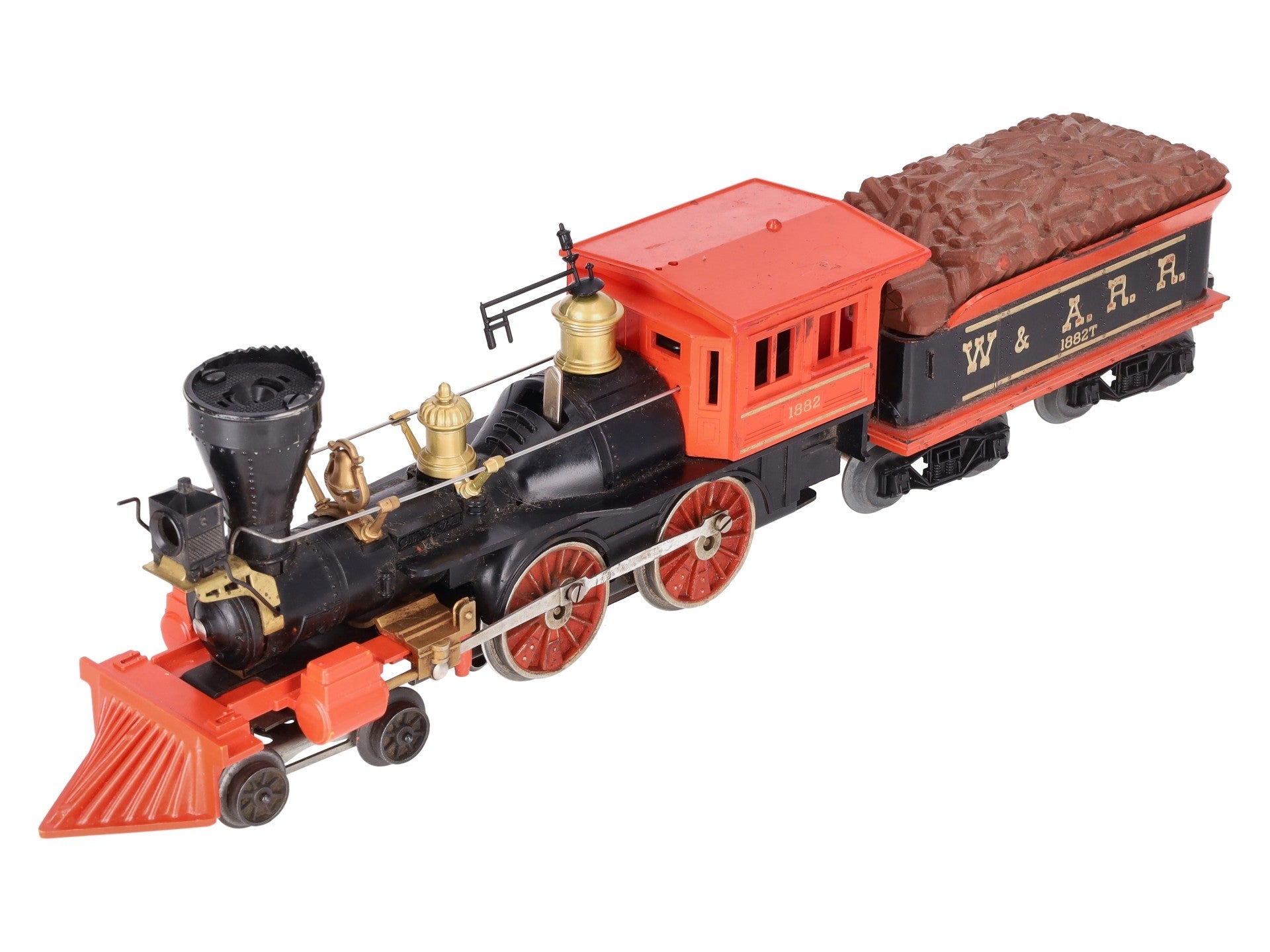 Lionel 1882 Vintage O 4-4-0 Halloween General Steam Locomotive & Tender VG