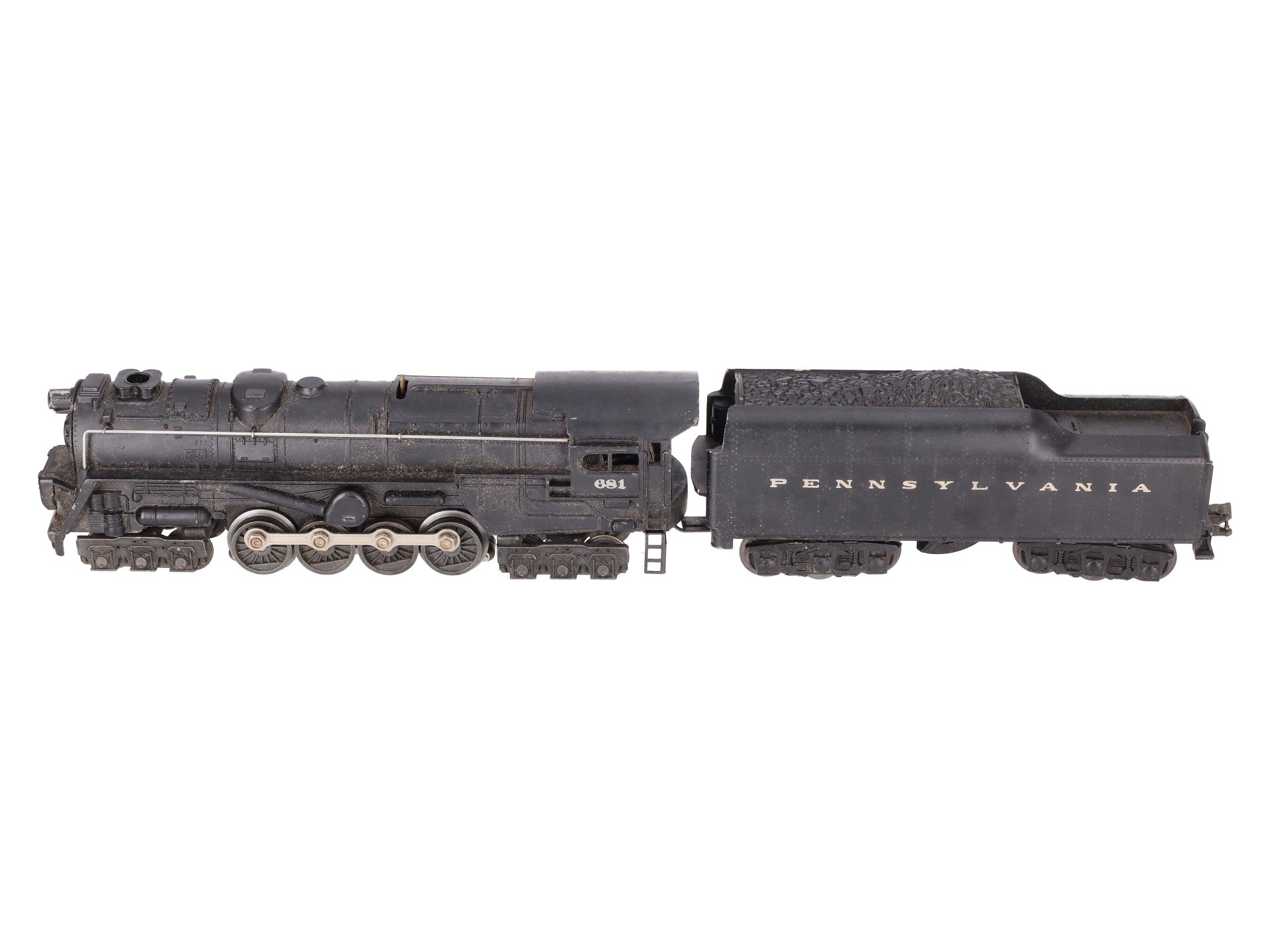 Lionel 681 Vintage O 6-8-6 Die-Cast S2 Steam Turbine Loco w/2671W Tender VG/Box