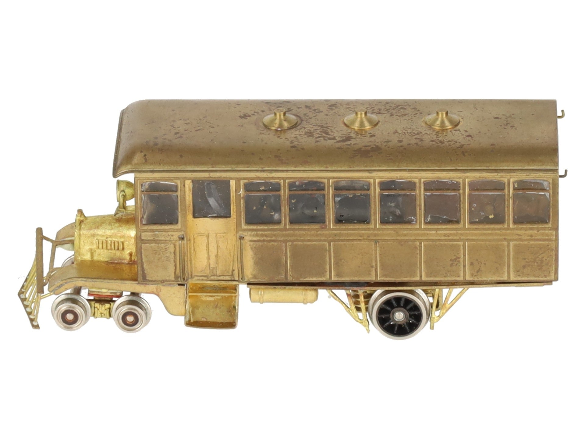 Nickel Plate Products HO BRASS Mack Brill Rail Bus -Unpainted EX/Box