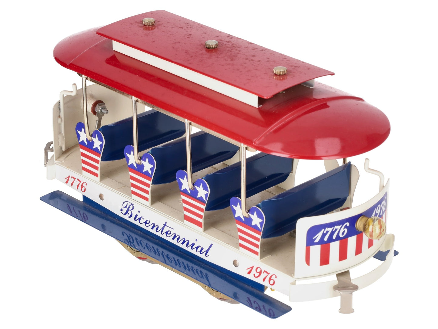 McCoy Vintage O Gauge Bicentennial 1776 Trolly Car VG