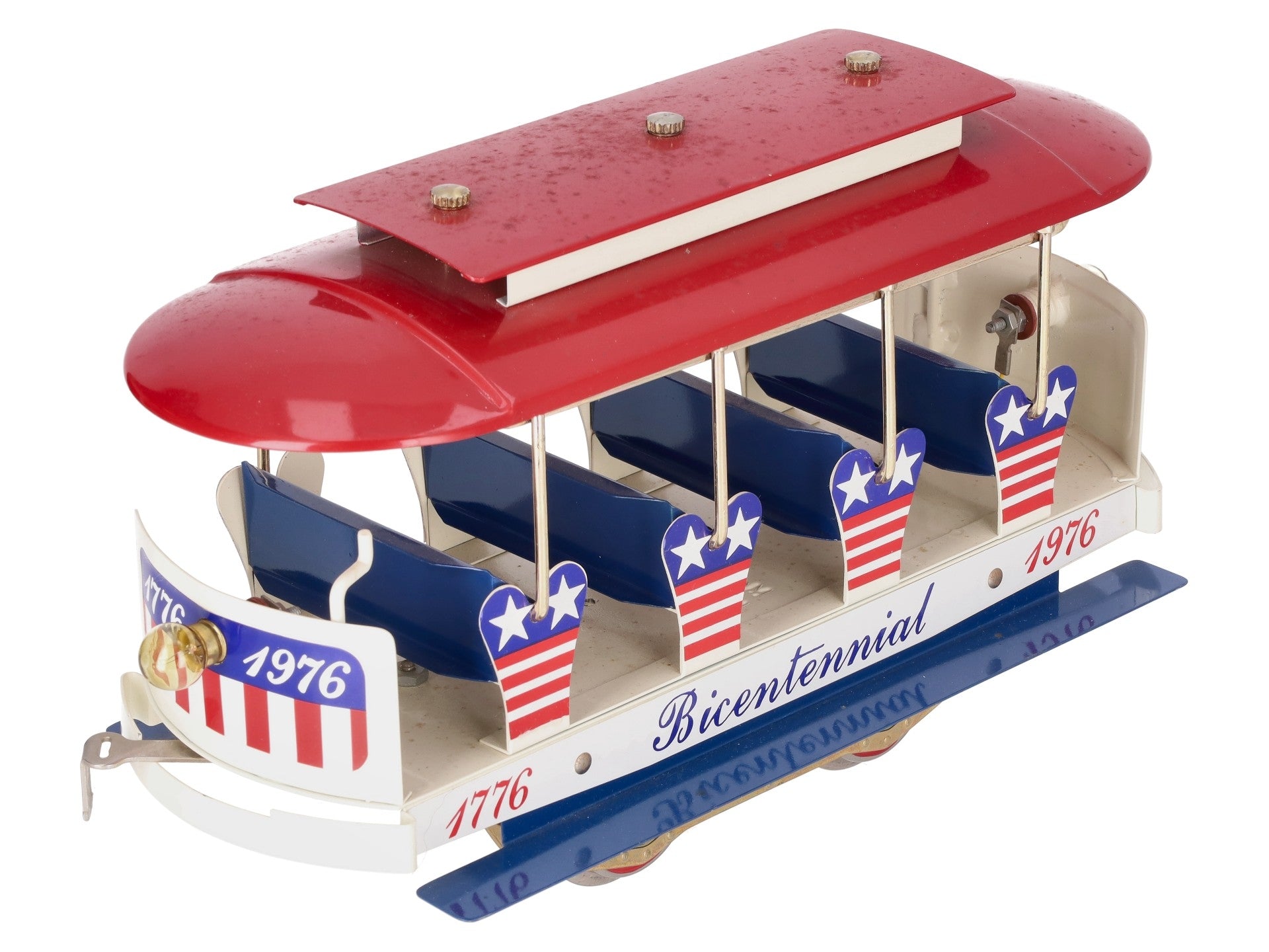 McCoy Vintage O Gauge Bicentennial 1776 Trolly Car VG