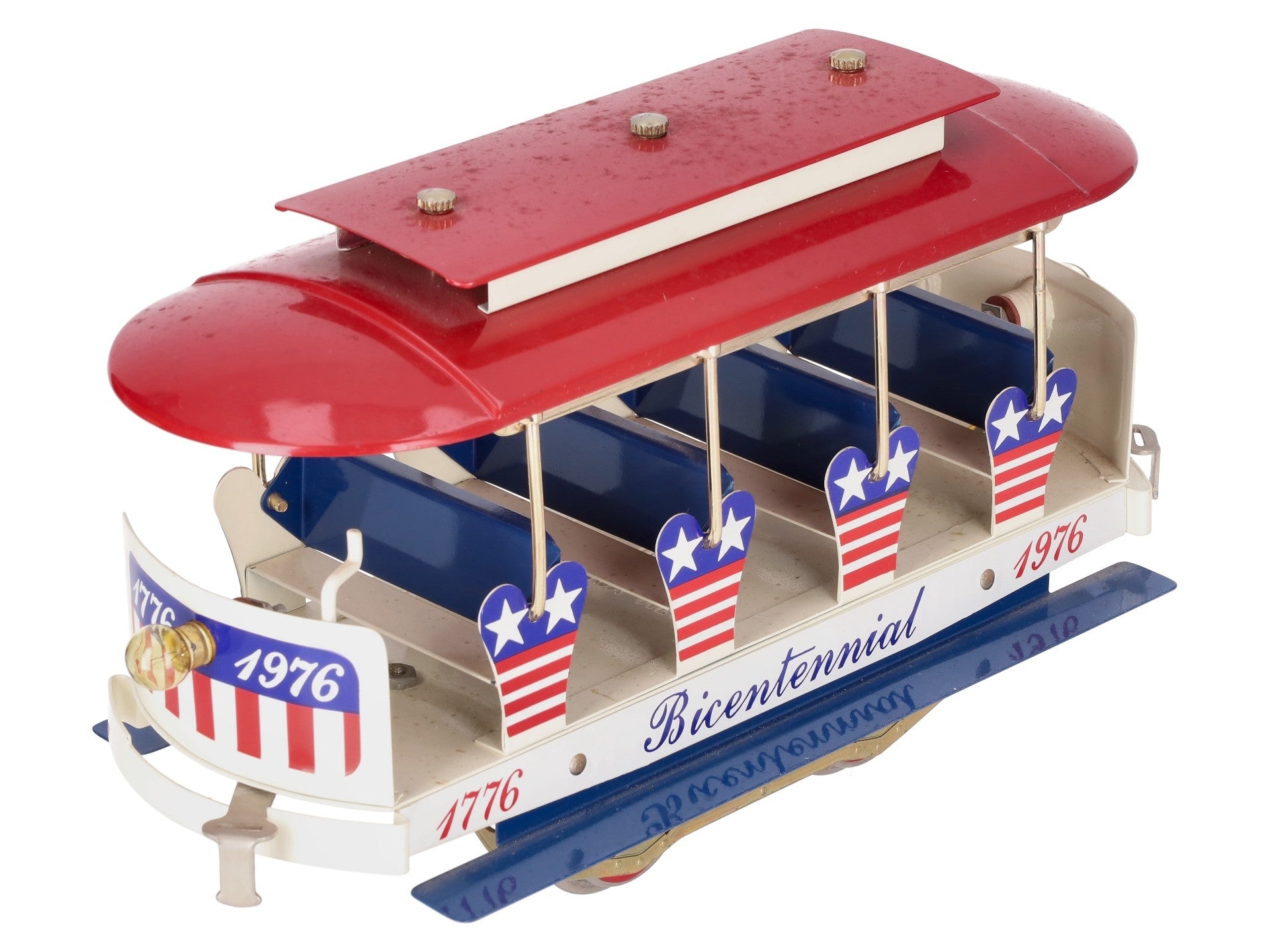 McCoy Vintage O Gauge Bicentennial 1776 Trolly Car VG
