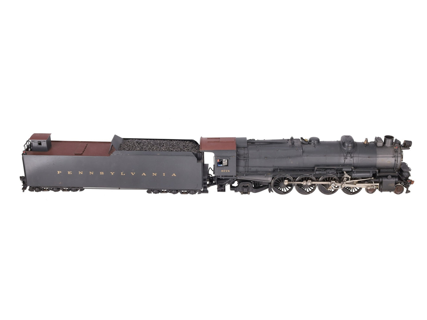 3rd Rail O Gauge BRASS PRR Locomotive & Tender #6774 VG/Box