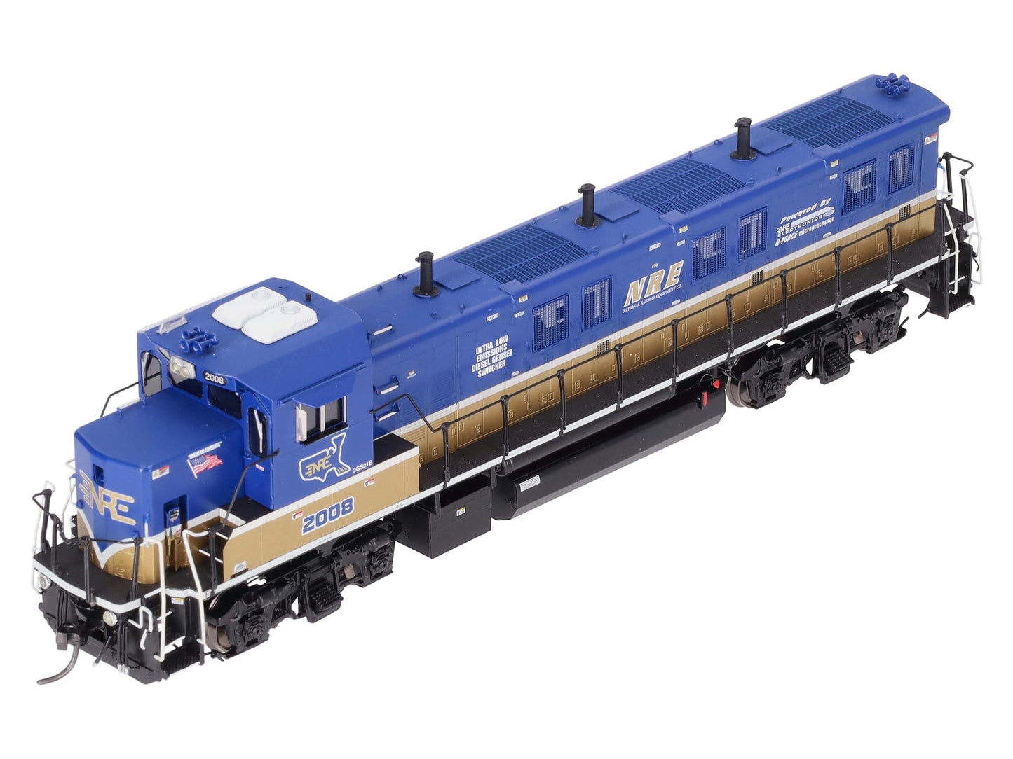 Overland AA-1350-1 BRASS HO Scale NRE 3GS21B Demo Diesel Engine #2008 LN/Box