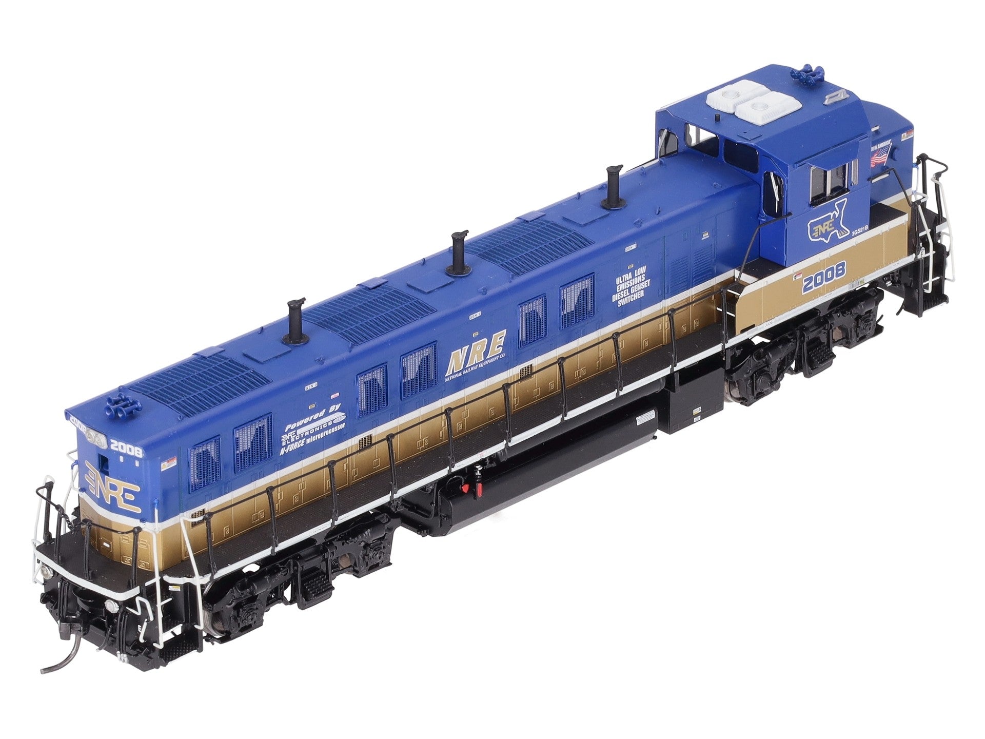 Overland AA-1350-1 BRASS HO Scale NRE 3GS21B Demo Diesel Engine #2008 LN/Box
