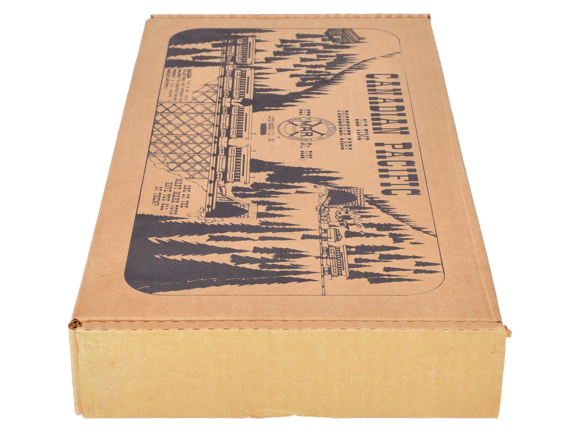 Marx 5192 Canadian Pacific Old Time Passenger Cars (Set of 4) EX/Box