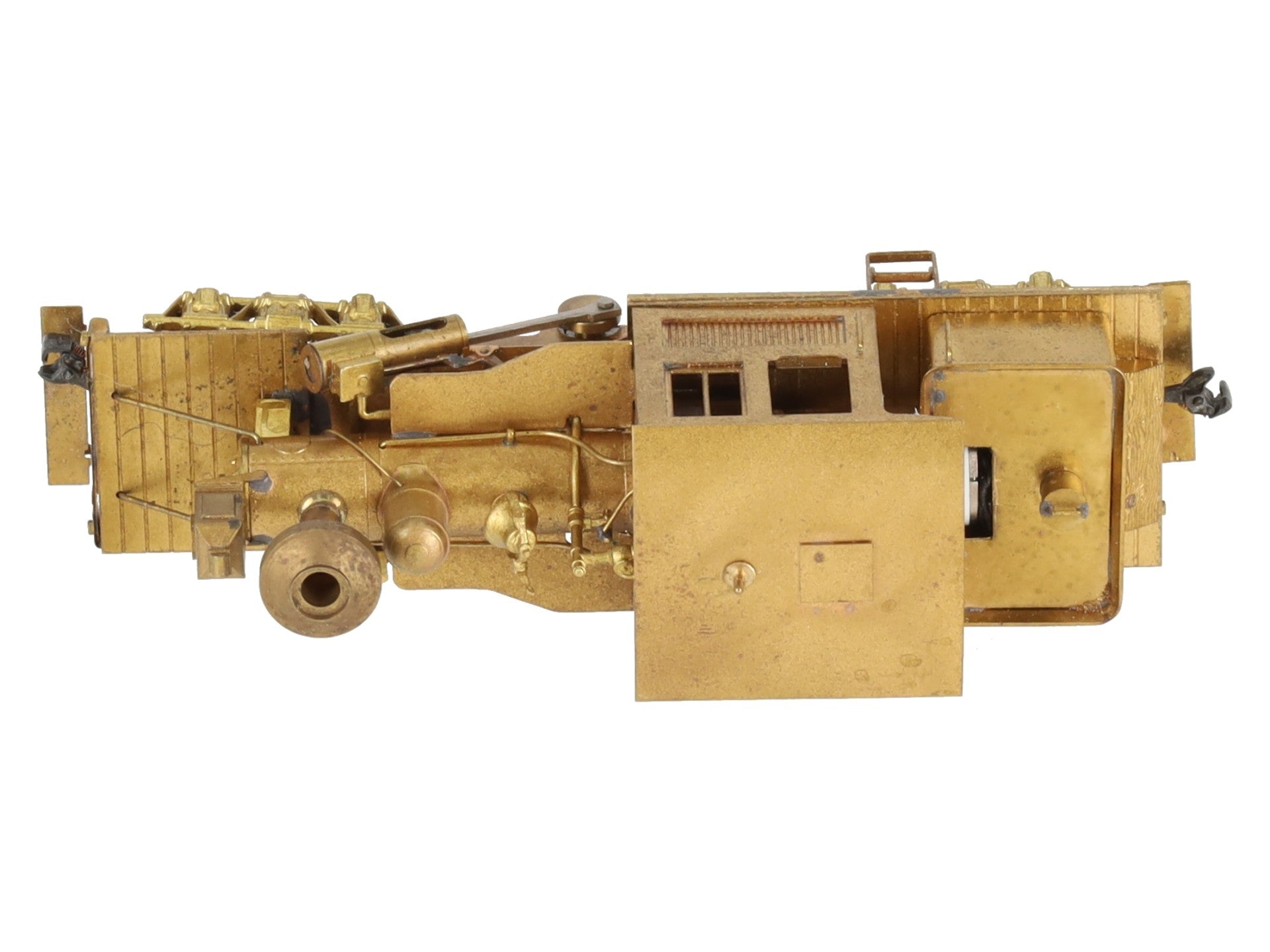 Flying Zoo HOn3 BRASS 18 Ton Climax Steam Locomotive - Unpainted EX/Box