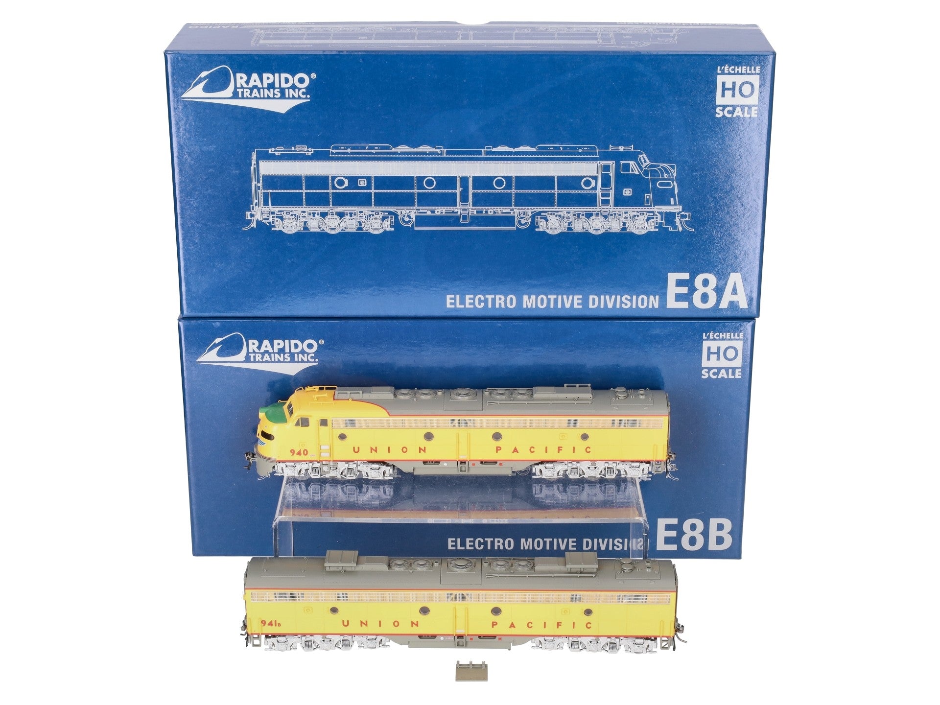 Rapido Trains 28041 HO UP EMD E8A/B Diesel Locomotive Standard DC #940/941B EX/Box