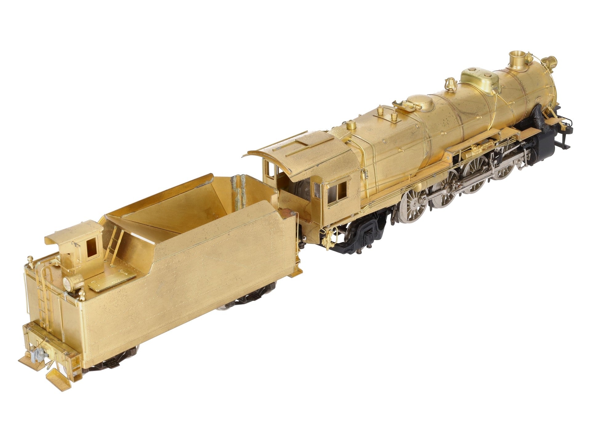 KTM Scale Models Custom Painted O Brass  2-8-2 L-1 Steam Locomotive #1138 EX