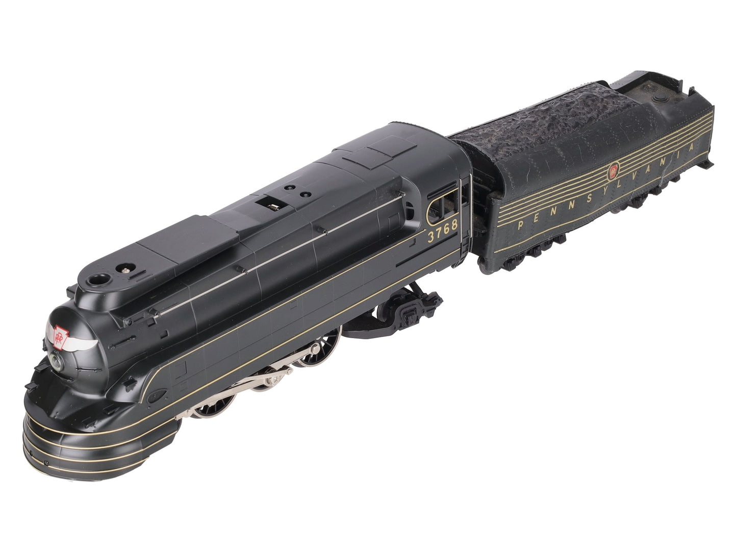 MTH 30-1118-1 O PRR 4-6-2 K-4s Torpedo Steam Locomotive & Tender #3768 w/PS1/Box