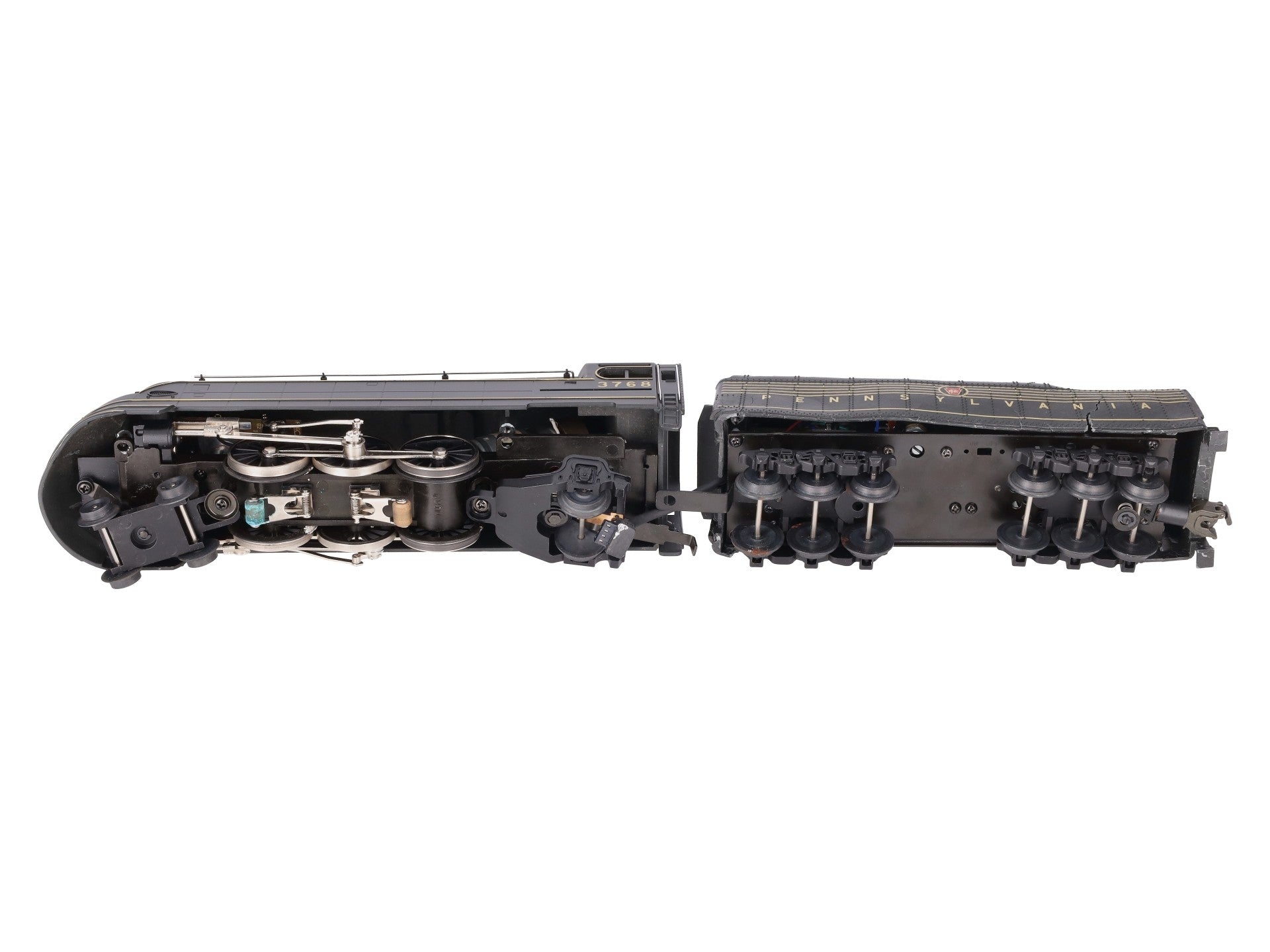 MTH 30-1118-1 O PRR 4-6-2 K-4s Torpedo Steam Locomotive & Tender #3768 w/PS1/Box