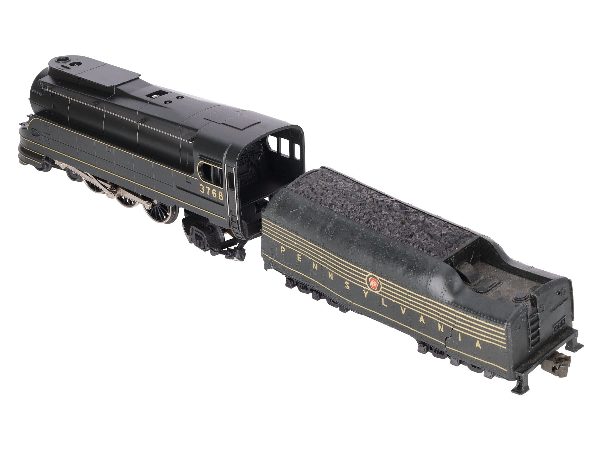 MTH 30-1118-1 O PRR 4-6-2 K-4s Torpedo Steam Locomotive & Tender #3768 w/PS1/Box