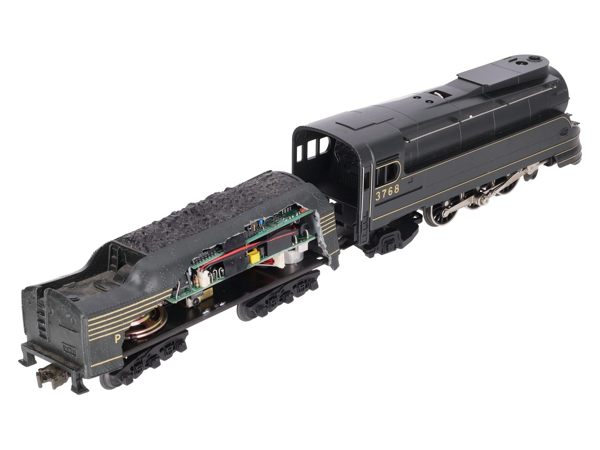 MTH 30-1118-1 O PRR 4-6-2 K-4s Torpedo Steam Locomotive & Tender #3768 w/PS1/Box