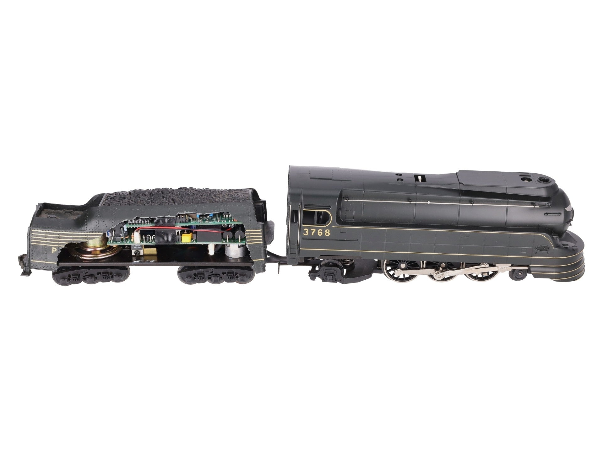 MTH 30-1118-1 O PRR 4-6-2 K-4s Torpedo Steam Locomotive & Tender #3768 w/PS1/Box