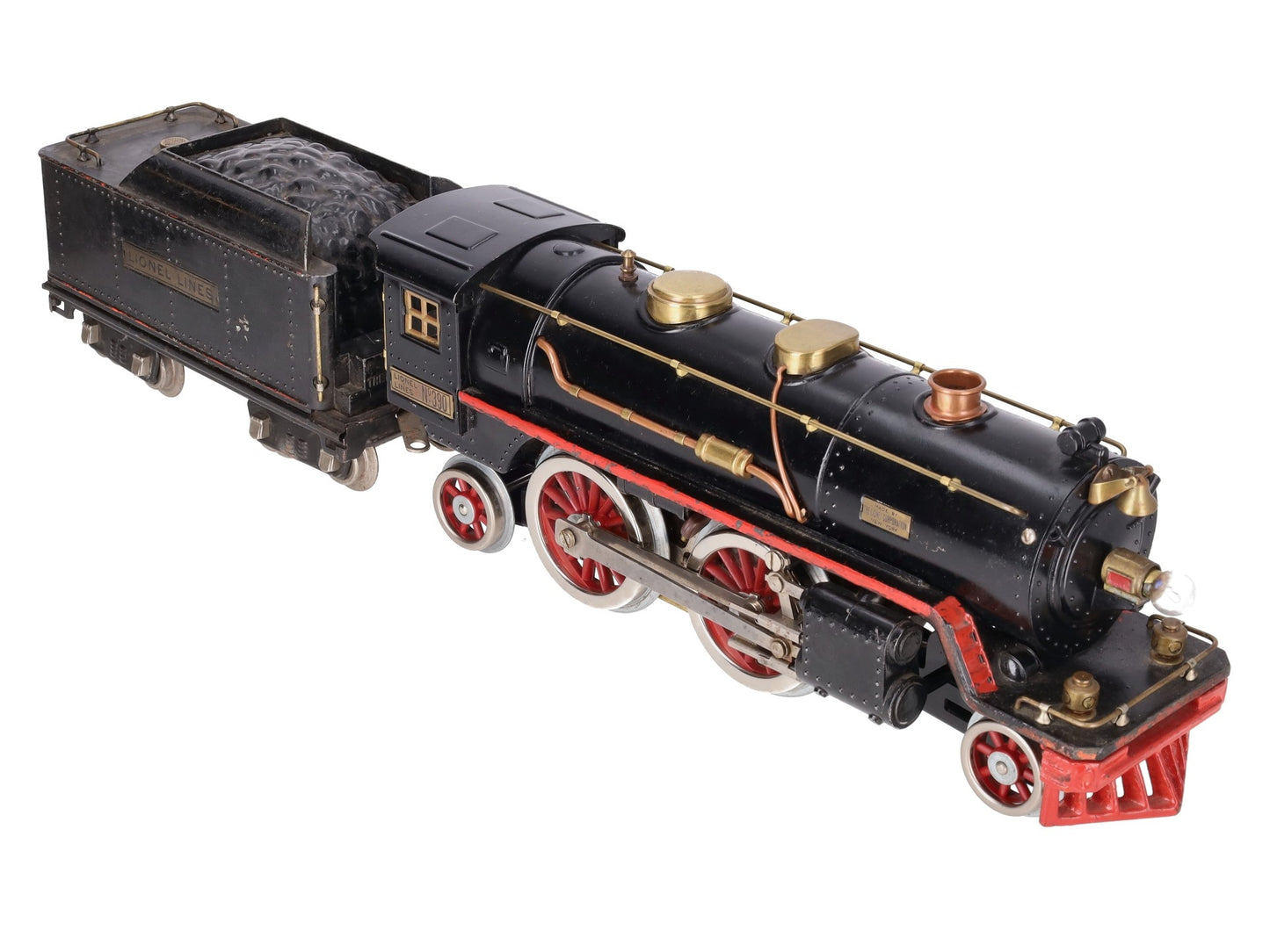 Lionel 390 Vintage Standard Gauge 2-4-2 Steam Locomotive with Tender VG