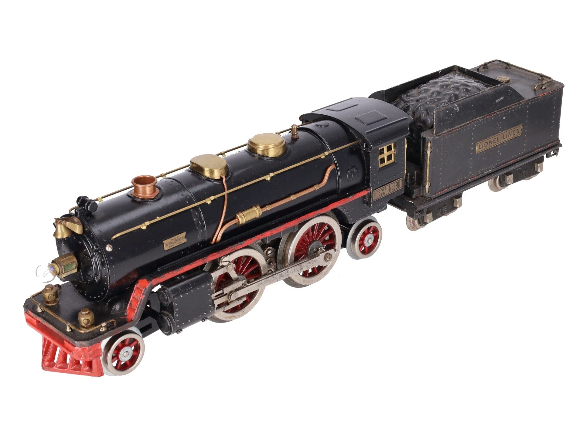 Lionel 390 Vintage Standard Gauge 2-4-2 Steam Locomotive with Tender VG