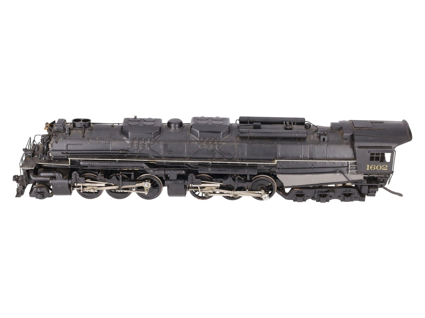 O Scale 2 Rail Brass 2-6-6-6 Steam Locomotive #1602 VG