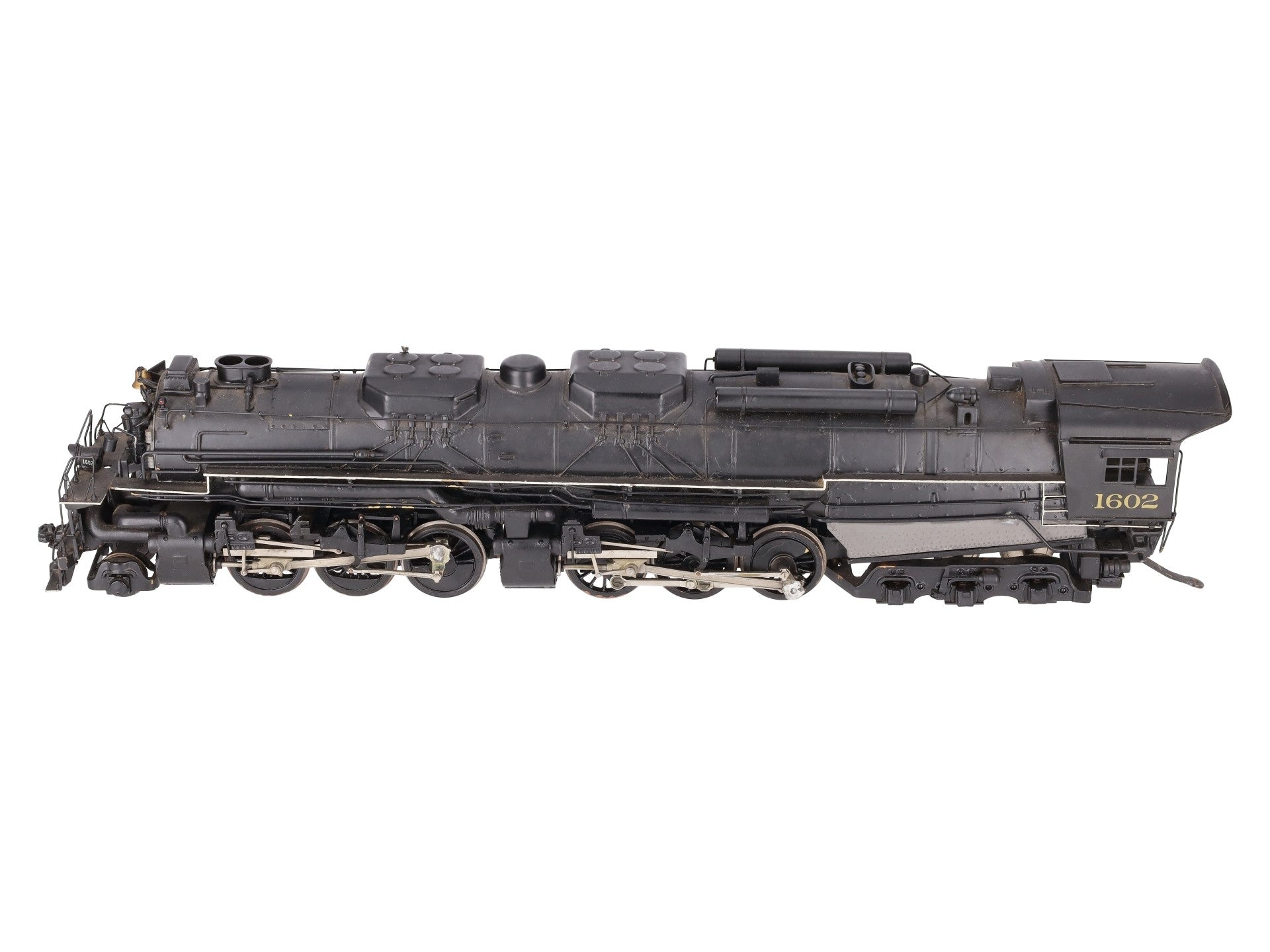 O Scale 2 Rail Brass 2-6-6-6 Steam Locomotive #1602 VG