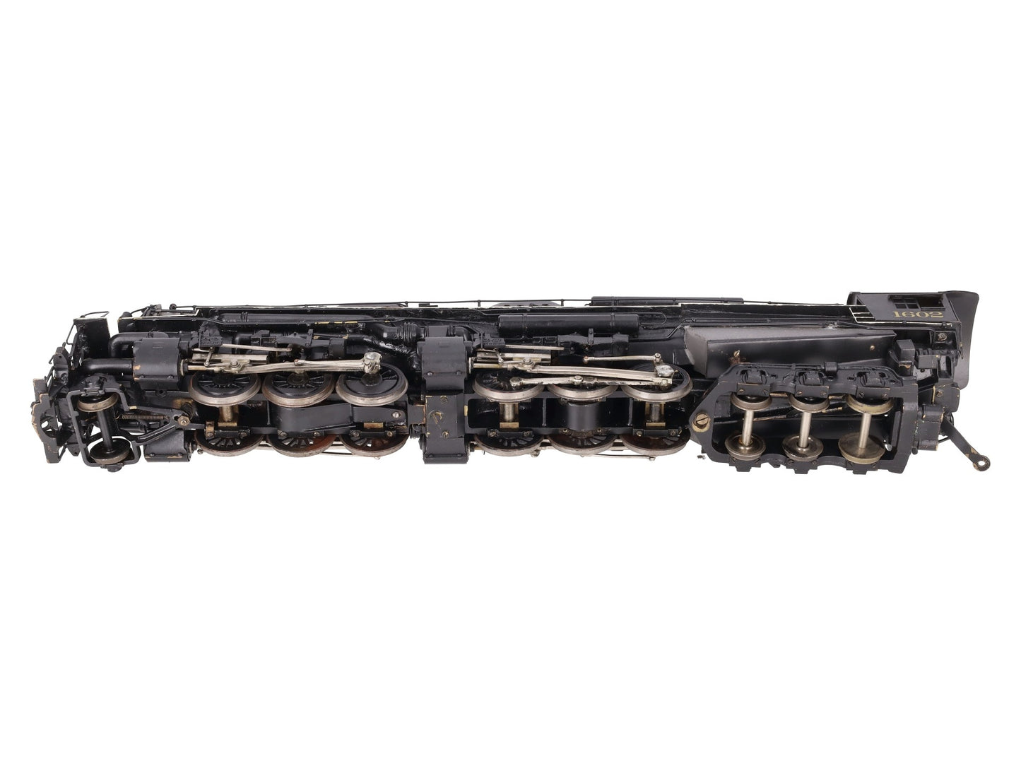 O Scale 2 Rail Brass 2-6-6-6 Steam Locomotive #1602 VG