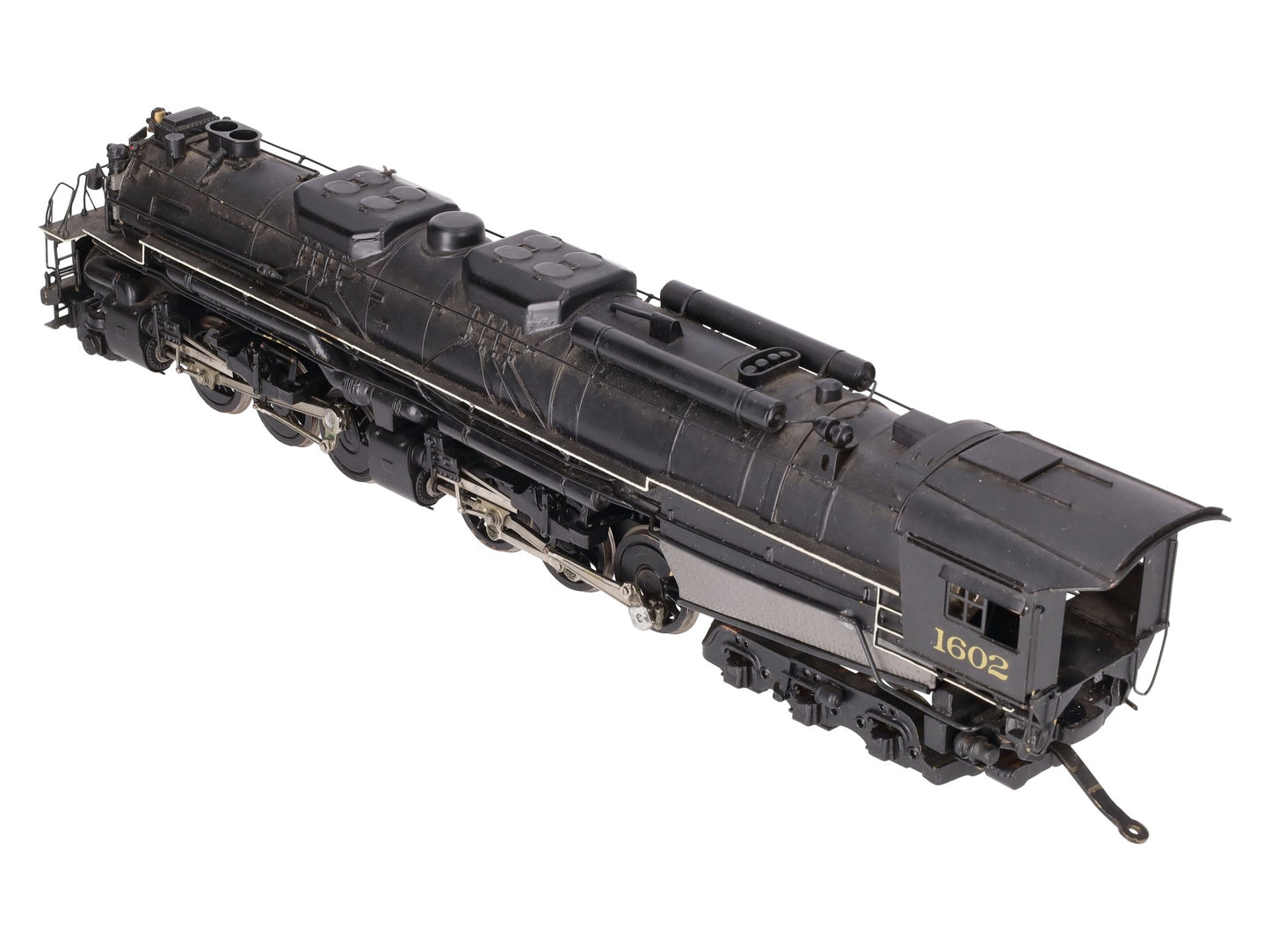O Scale 2 Rail Brass 2-6-6-6 Steam Locomotive #1602 VG