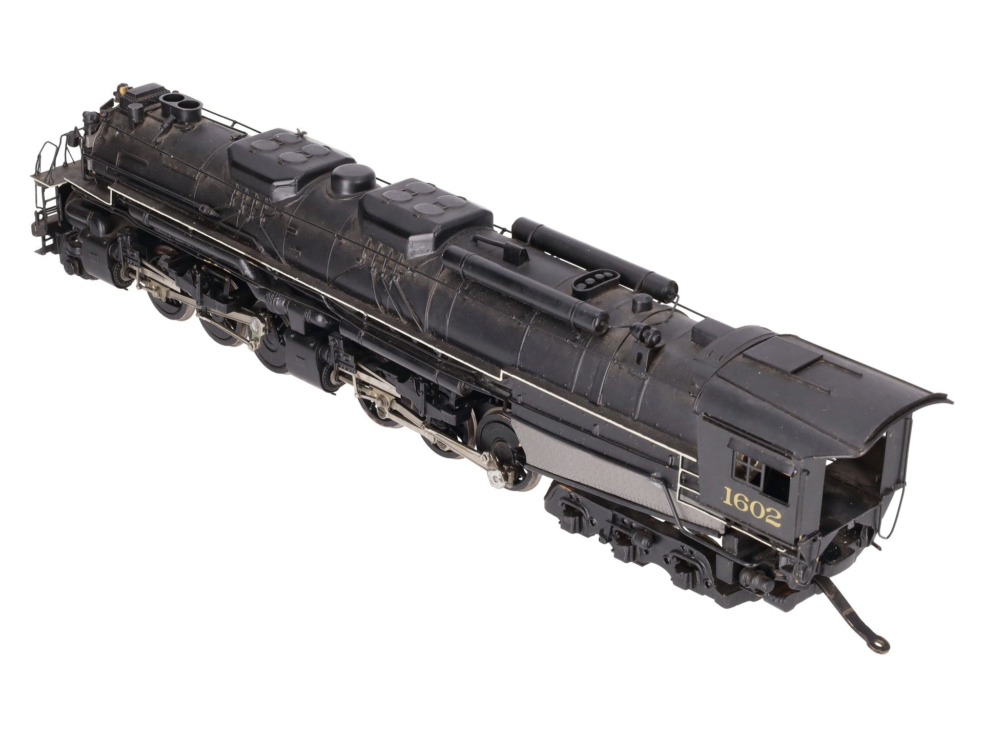 O Scale 2 Rail Brass 2-6-6-6 Steam Locomotive #1602 VG