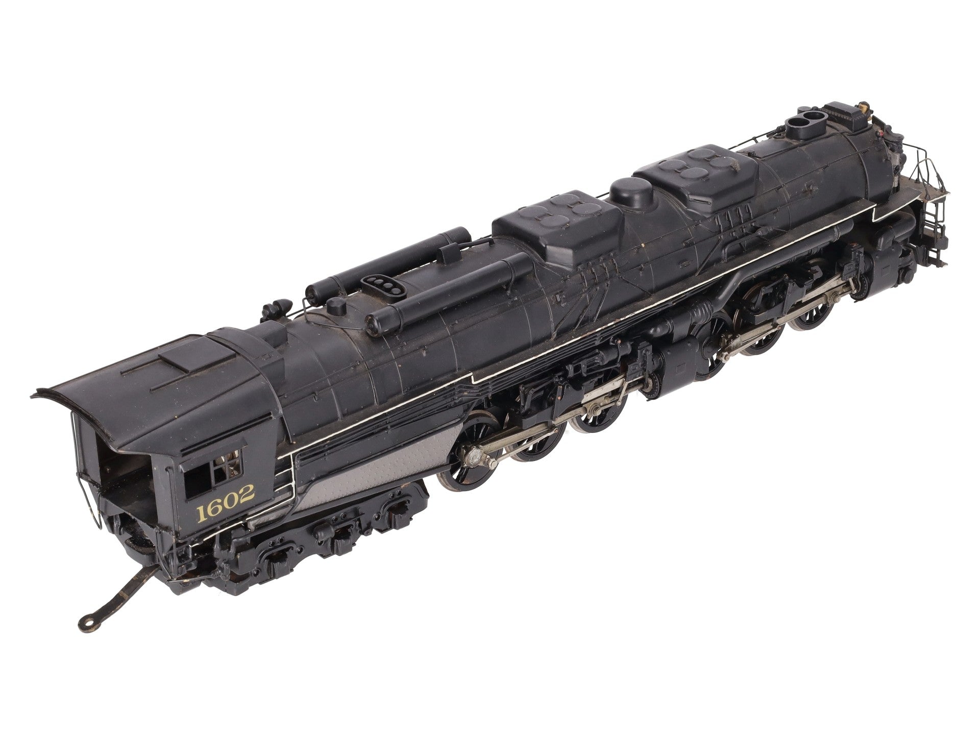 O Scale 2 Rail Brass 2-6-6-6 Steam Locomotive #1602 VG