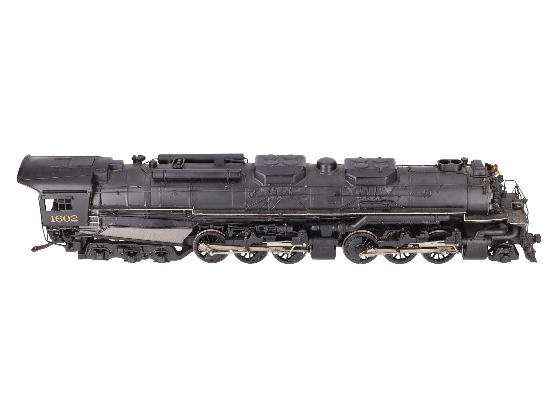 O Scale 2 Rail Brass 2-6-6-6 Steam Locomotive #1602 VG