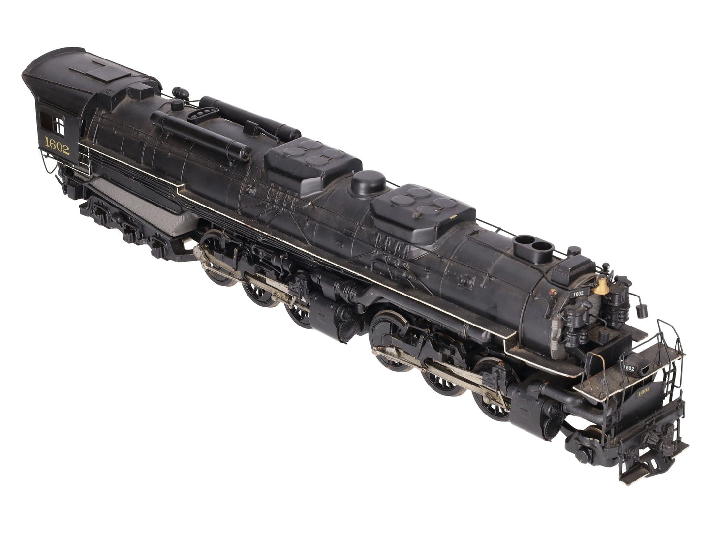 O Scale 2 Rail Brass 2-6-6-6 Steam Locomotive #1602 VG
