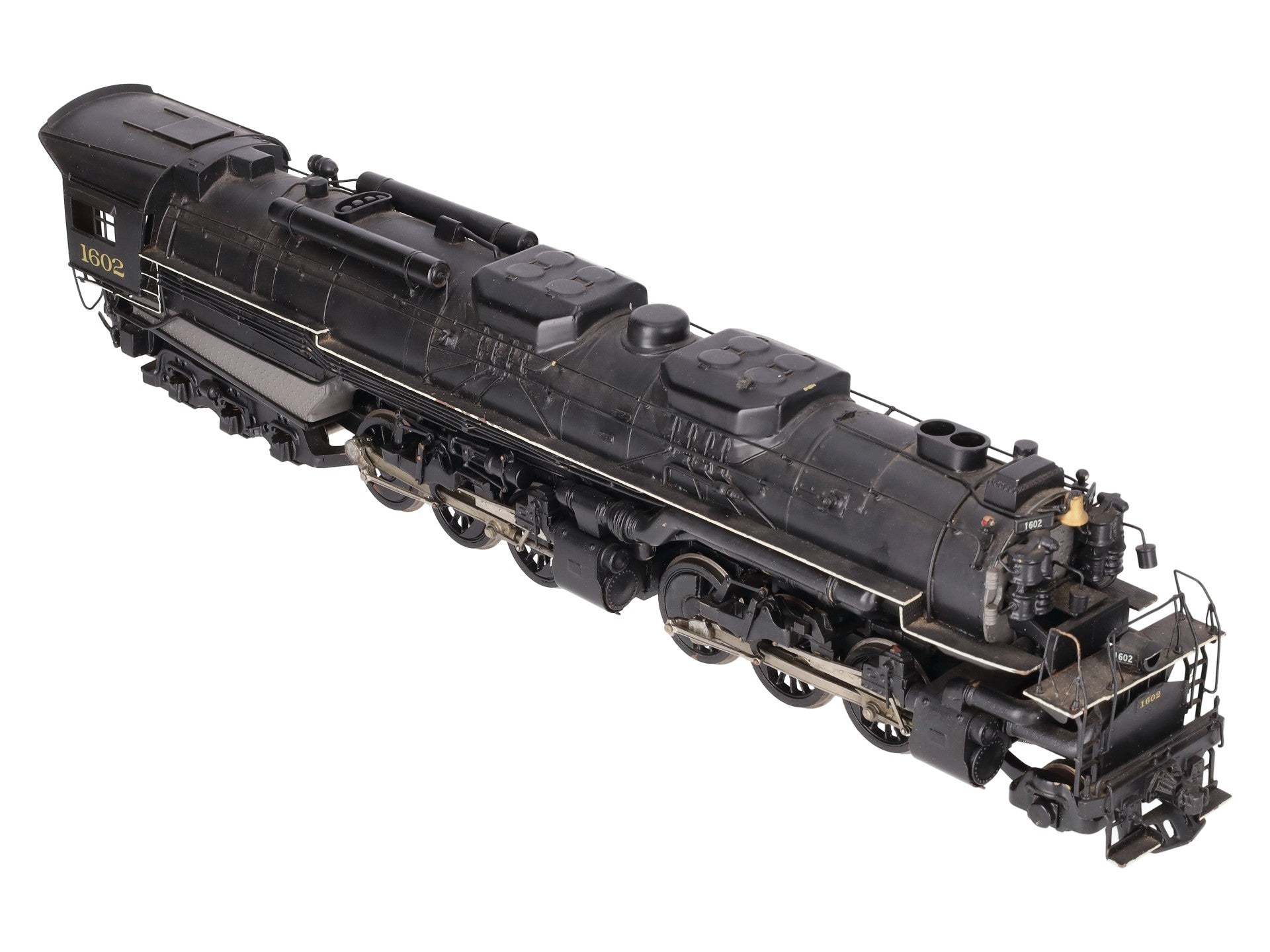 O Scale 2 Rail Brass 2-6-6-6 Steam Locomotive #1602 VG