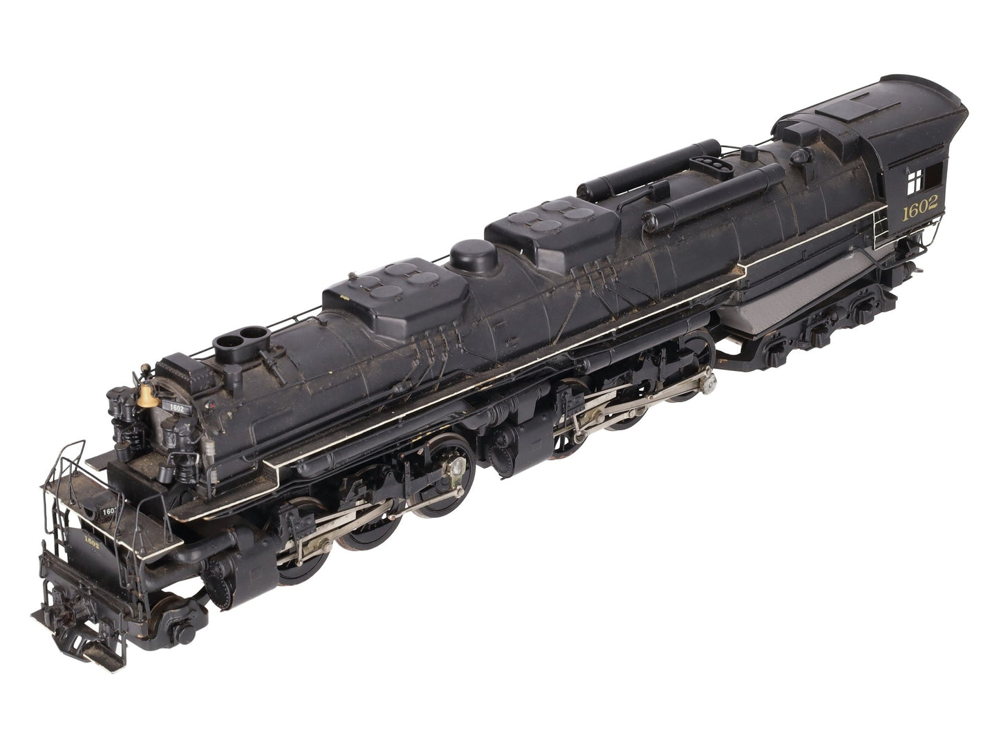 O Scale 2 Rail Brass 2-6-6-6 Steam Locomotive #1602 VG