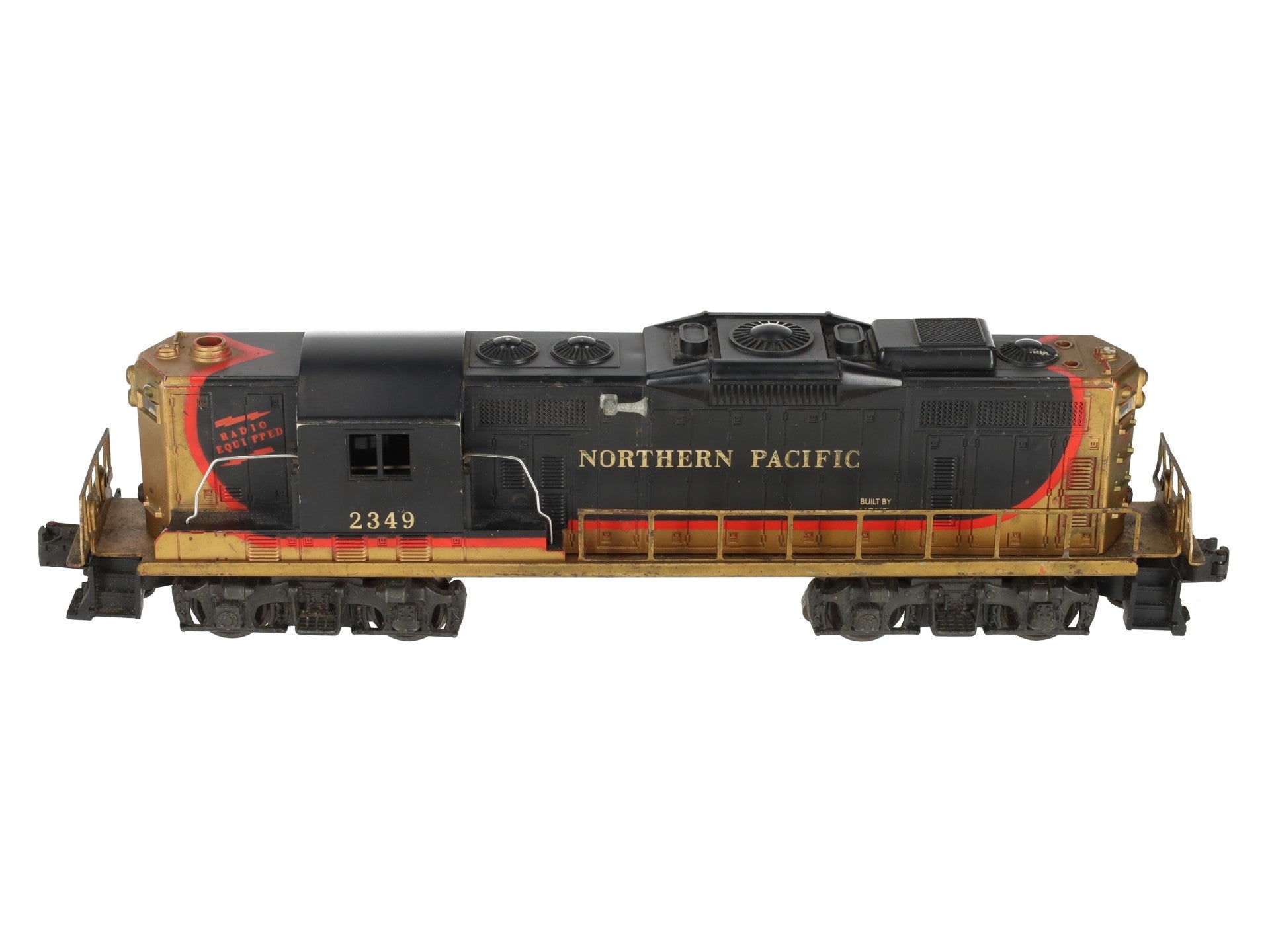 Lionel 2349 Vintage O Northern Pacific GP-9 Diesel Locomotive VG