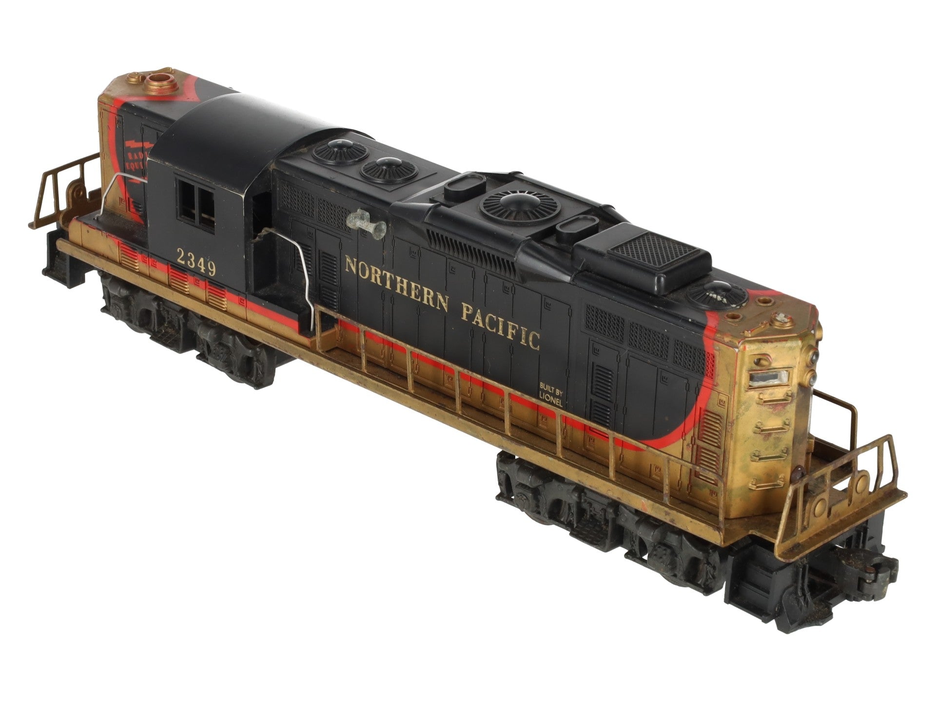 Lionel 2349 Vintage O Northern Pacific GP-9 Diesel Locomotive VG