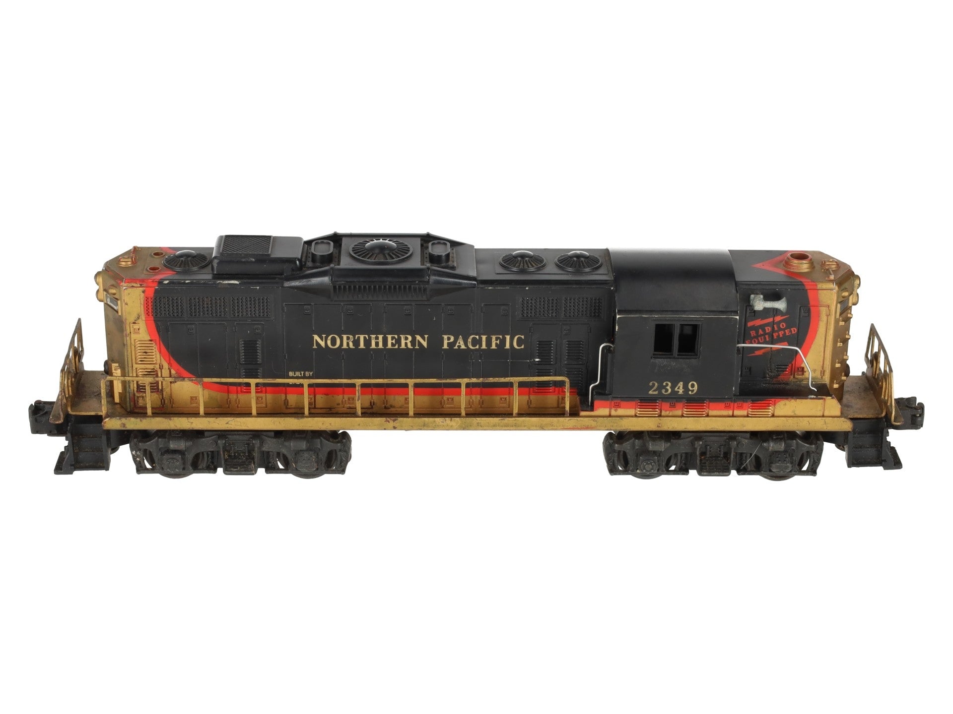 Lionel 2349 Vintage O Northern Pacific GP-9 Diesel Locomotive VG