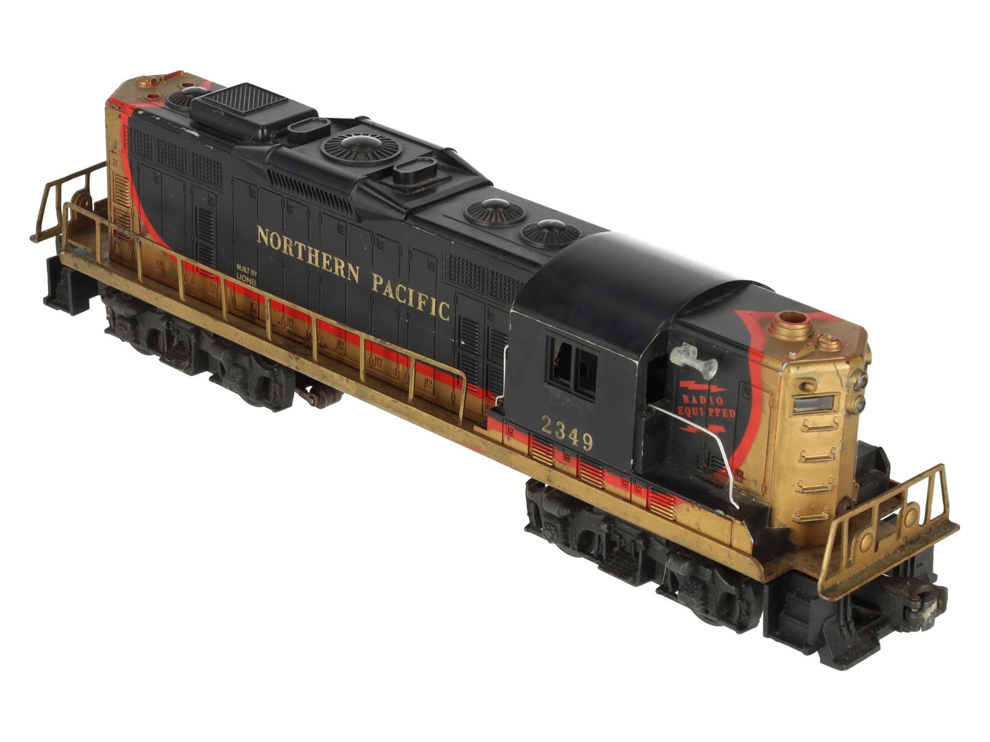 Lionel 2349 Vintage O Northern Pacific GP-9 Diesel Locomotive VG