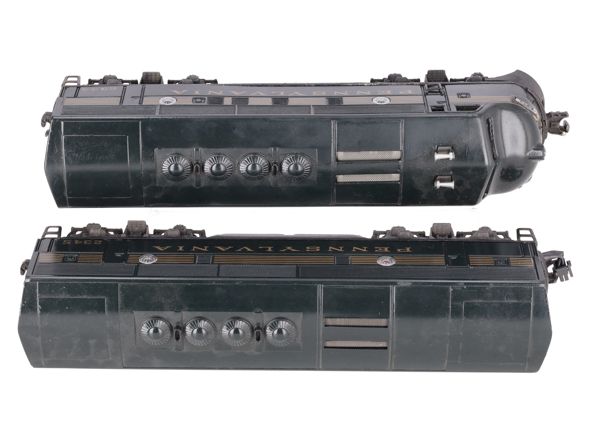 Lionel Vintage O PRR F-3 AB Diesel Locomotive Set #2344/2345 (Modified) - Custom