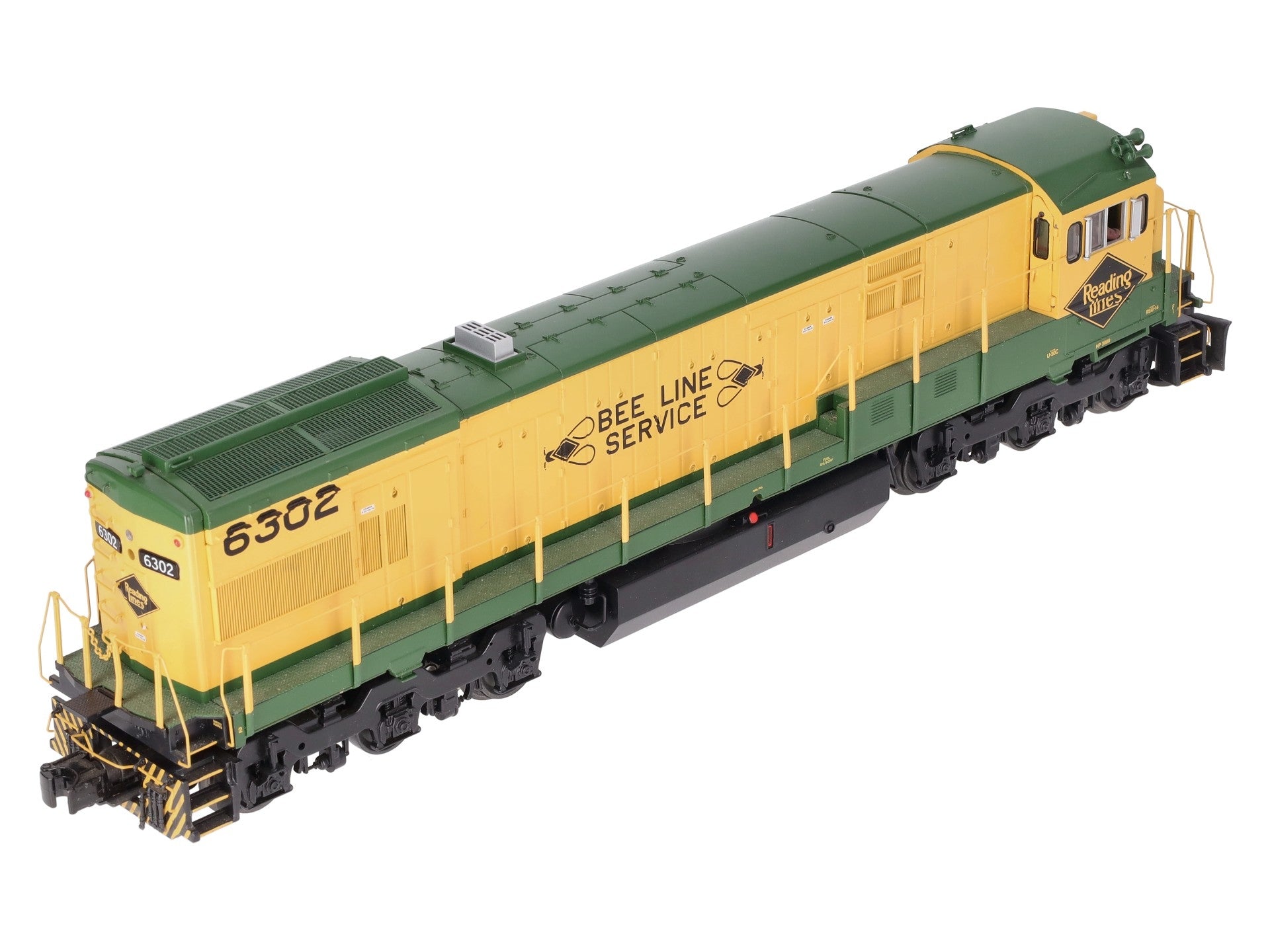 MTH 20-2780-1 Reading GE U30C Diesel Engine w/PS2 #6302 LN/Box