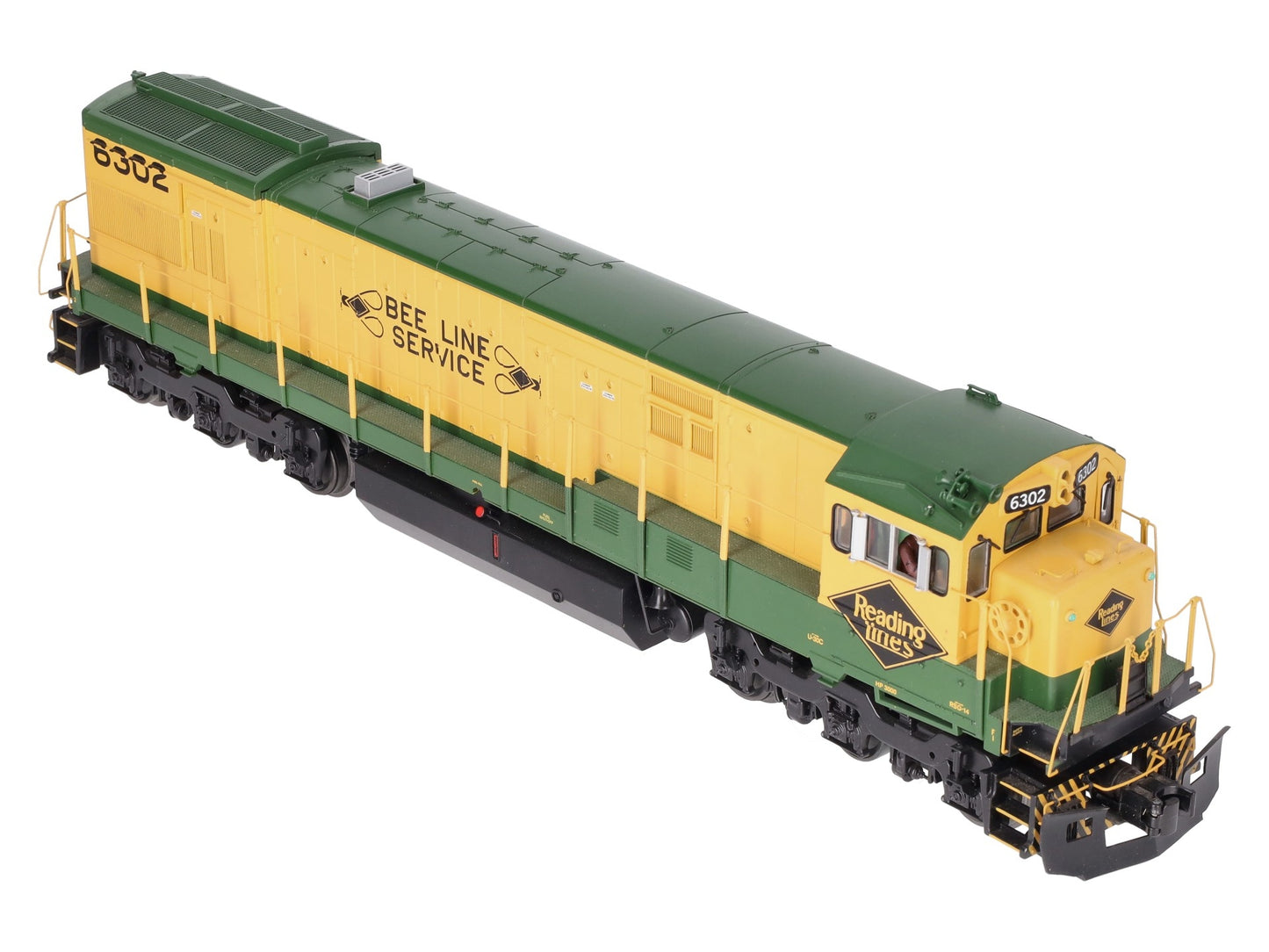 MTH 20-2780-1 Reading GE U30C Diesel Engine w/PS2 #6302 LN/Box